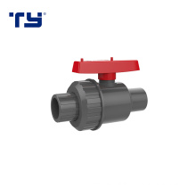 High quality DIN/ASTM all sizes of pvc/cpvc PN10 PN16 single/true union ball valve for water supply